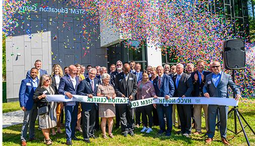 STEM Education Center ribbon cutting